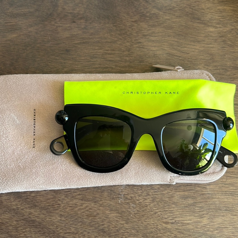 Christopher Kane Authentic Sunglasses, Black